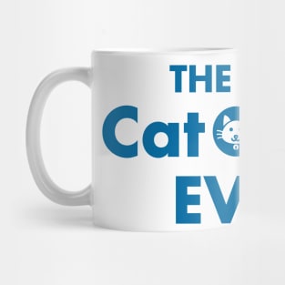 The Best Cat Dad Ever Blue Mug